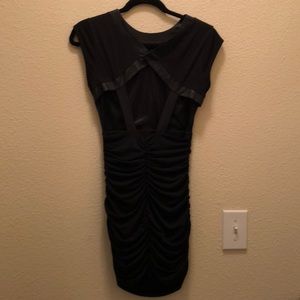 BCBG BLACK SLINKY DRESS